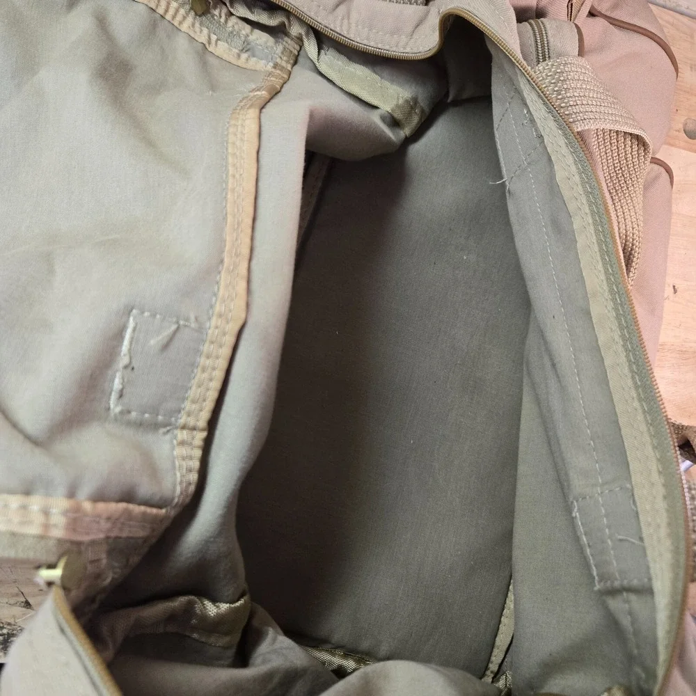 Vintage Ford Eddie Bauer Edition Duffle Bag Canvas Tan Weekender